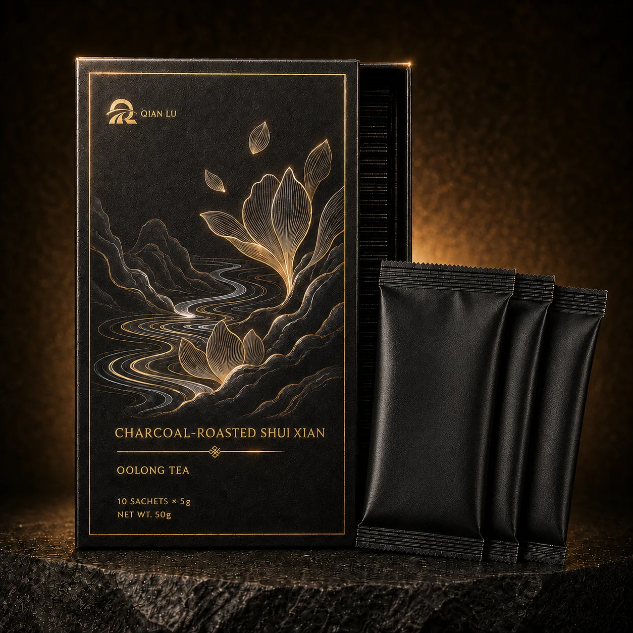 Charcoal-Roasted Shui Xian Oolong Tea
